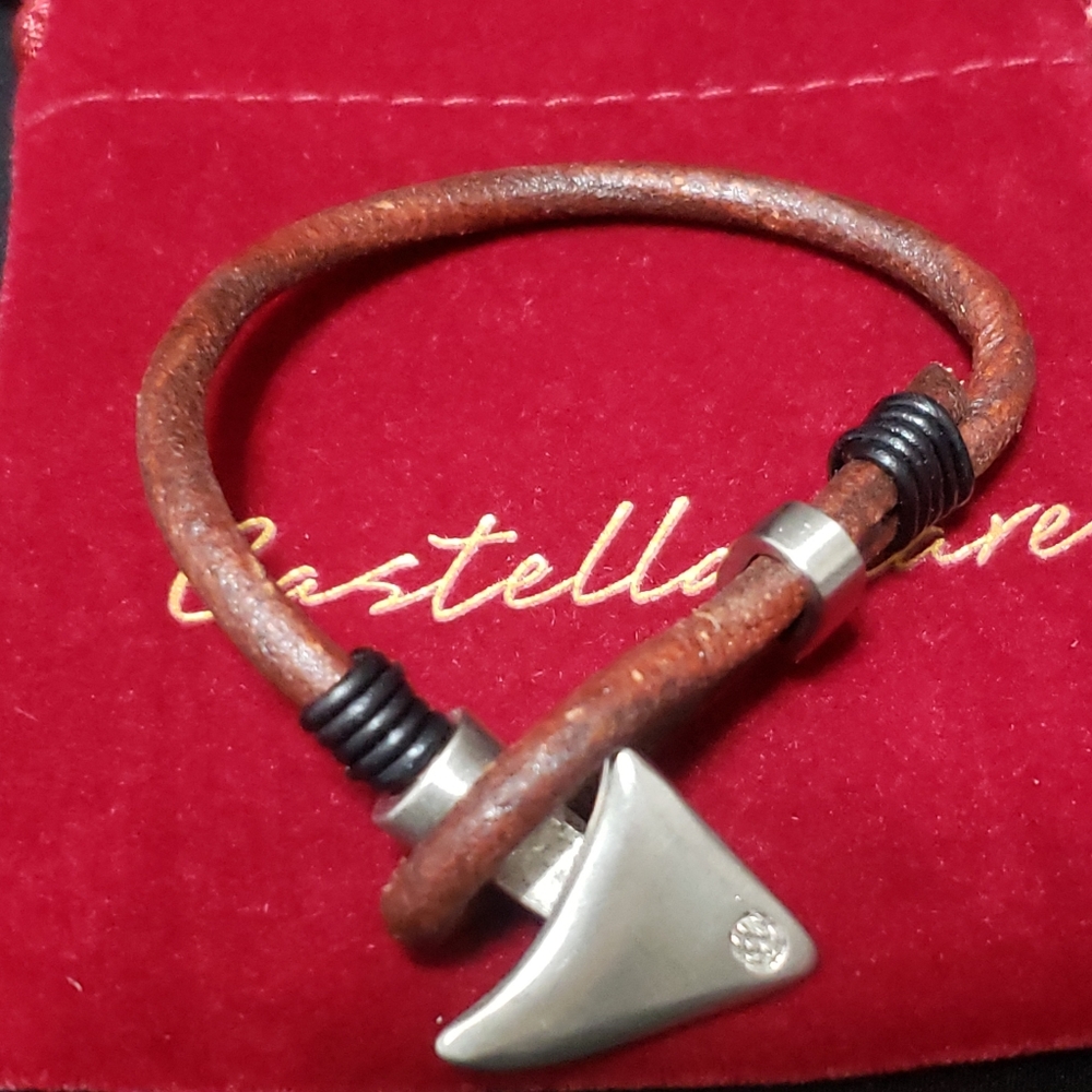 Unisex! Castellamare by Invicta 💯 Leather Brown NWT - Picture 7 of 9